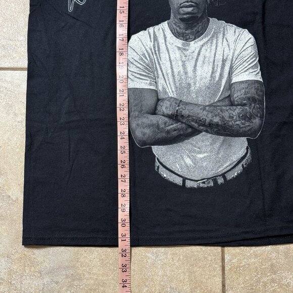 21 Savage Portrait Boyfriend Fit Juniors T-Shirt 2XL New - Picture 4 of 6